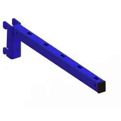 Kragarm vierkant 500x40x30mm 175kg enzianblau RAL 5010 KF.besch. Kunststoffkappe - enzianblau