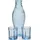 Serax Fish - Fish Karaffe mit 2 Gläsern, blau,
