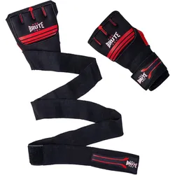 BRUTE Gel Wraps Handbandagen black/red L/XL