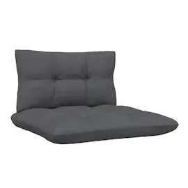 vidaXL 4-Sitzer-Gartensofa mit Anthrazit Kissen Massivholz Kiefer