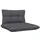 vidaXL 4-Sitzer-Gartensofa mit Anthrazit Kissen Massivholz Kiefer