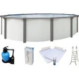 KWAD Rundpool Supreme 460 x 132 cm inkl. Bodenisolationsset