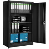 Tectake tectake® Aktenschrank mit 4 Böden 140x90x40cm 1