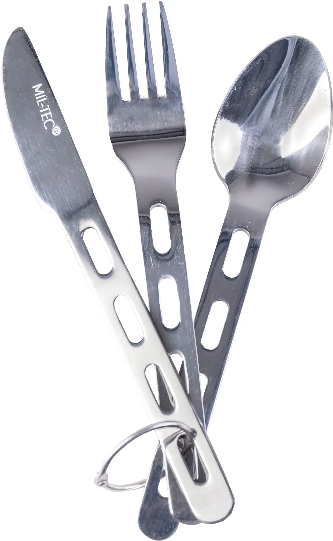 Mil-Tec Lightweight, couverts - Argent