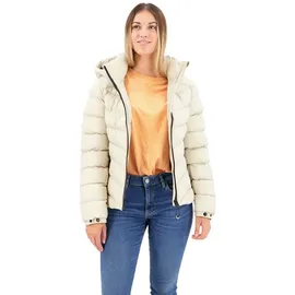 Superdry Damen. Fuji Steppjacke mit Kapuze Pelikan beige 36 - 36