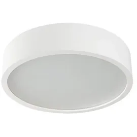 KANLUX Deckenleuchte aus Holz JASMIN 270, Plafon, Holzleuchte, Deckenlampe, Ø275 matt weiss - weiss