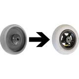 VARIOfit Transportwagen Stahl 150 mm grau