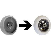 VARIOfit Transportwagen Stahl 150 mm grau