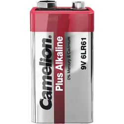 Camelion PLUS 6LR61 6LF22 9V Block Alkaline Batterie (lose)