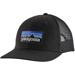 Patagonia P-6 Logo Trucker Hat, ALL - black