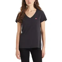 Levi's Damen Perfect V-Neck T-Shirt,Caviar,XL