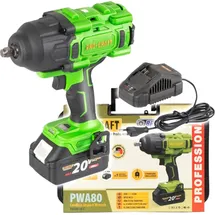 PROCRAFT PWA80-1B-C inkl. 1 x 4,0 Ah + Koffer