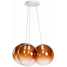 s.luce Orb Cluster 3-flg. 20 cm Rund/Kupfer Verlauf