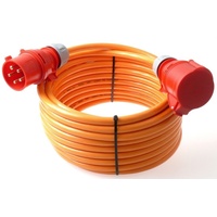 maxgo® CEE Starkstromkabel H07BQ-F PUR 5G4 32A PCE 5m Elektro-Kabel, (500 cm)
