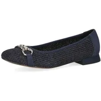 CAPRICE Da.-Ballerina für Damen, blau, 42 EU