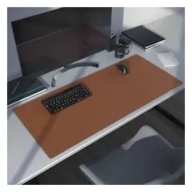 CSL Mauspad Schreibtischunterlage XXL Format Elegante Leder Optik / 900 x 400 mm Mousepad