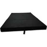 Gästematratze – Campingmatratze – Reisematratze – Faltmatratze – 80 x 200 x 10 – schwarz