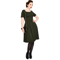 Voodoo Vixen A-Linien-Kleid Lucia Vintage Rockabilly Retro grün XS