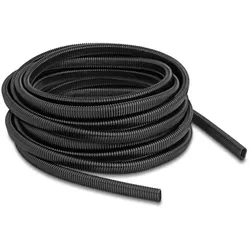 Delock Flexible Kabelleitung - ovale Form - Schwarz