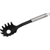 Fackelmann Spaghettilöffel OVALGRIFF, Schwarz 32 cm Küchenhelfer -