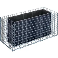 Gabiona Gabionen Hochbeet 120 x 50 x 50 cm