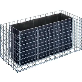 Gabiona Gabionen Hochbeet 120 x 50 x 50 cm