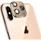 Avizar Apple iPhone 11 Pro goldener Fake Kamera Aufkleber für die Rückkamera aus Glas