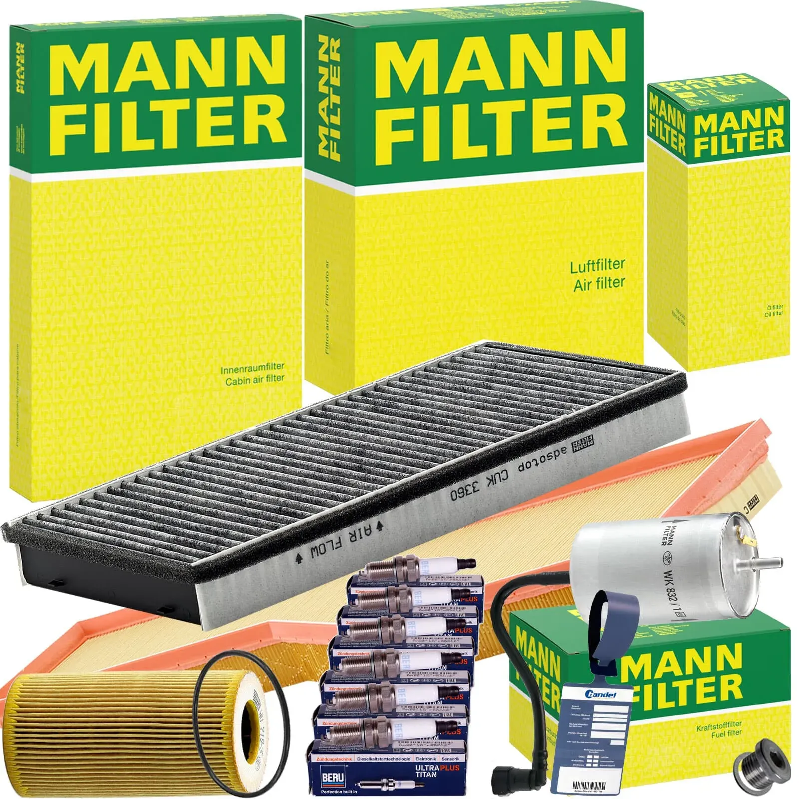 Mann Filter Filterset Passend Für Porsche 911er 996 3.4 Carerra 320 Ps: Ölfilter Porsche: 99610702055 Porsche: 99610722552 Porsche: 99610722553 Porsch