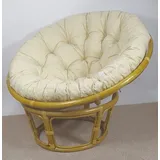 Rattani Rattanstuhl Rattan Papasan Papsensessel Rattansessel Fb. honig