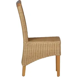 MiaMöbel Larissa 46 x 96 x 57 cm honig