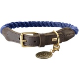 Hunter Hundehalsband List Halsband Dunkelblau 38-46cm