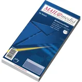 mayer-network Briefumschläge DIN lang (220x110 mm), ohne Fenster, selbstklebend, 72 g/qm, 25 Stück