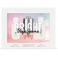 Pepe Jeans Bright for Her Eau de Parfum 30 ml + Body Lotion 60 ml + Shower Gel 60 ml Geschenkset