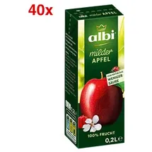 albi® milder Apfel Fruchtsaft 40 x 0,2 l