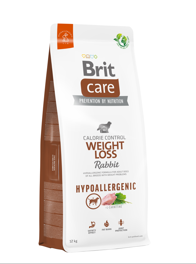 BRIT CARE  Weight Loss Rabbit 12kg + BRIT CARE Dog Dental Stick Immuno with Probiotics & Cinnamon -5% billiger!!! (Mit Rabatt-Code BRIT-5 erhalten Sie 5% Rabatt!)