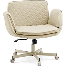 hjh living Criss-Cross 10 Kunstleder Beige