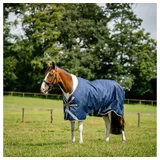 Horseware Ireland Amigo Turnout Decke 100g 140 cm Blau/Silber