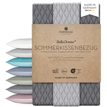 Formesse Kissenbezug Bella Donna 40 x 80 cm Hellanthrazit