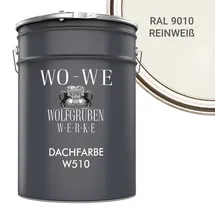 WO-WE Dachfarbe W510 Seidenglänzend Weiß 5 l