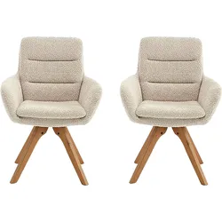 Esszimmerstuhl HOME AFFAIRE "Taragona", beige (natur, braun), H:88cm T:63cm, Stühle, mit unterschiedlichen Beingestellen, Holz oder Metall