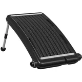 vidaXL Solarkollektor gebogen schwarz 72,5x46 cm