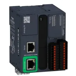 Schneider Electric TM221ME16RG SPS-Steuerung, Modicon M221, Buchformat, 16 E/A, Ethernet, Modbus, 24 VDC, Relaisausgänge, Federzugklemmen