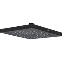 Evenes Kopfbrause Cube, schwarz matt, 210 x 210 mm,