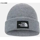 TNF The North Face Logo Box Beanie schwarz - grau