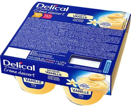 Delical La Floridine Dessertcreme HP HC Vanille 4x125ml