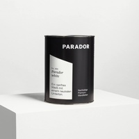 Parador Wandfarbe Parador White weiß neutral 2,5 L - nachhaltige Premium Innenfarbe matt - hohe Deckkraft tropffest spritzfest ergiebig schnelltrocknend geruchsneutral vegan