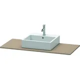 Duravit Konsole XSquare 80x55cm, Leinen, mit 1 Ausschnitt