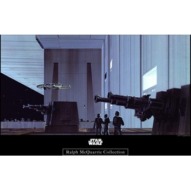 KOMAR Wandbild Star Wars Hangar 40 x 30 cm