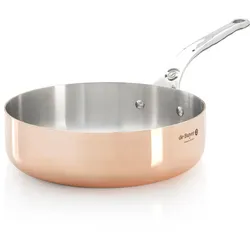 De Buyer Kupfer Sauteuse Induktion 24 cm