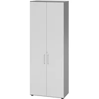 Hammerbacher Hammerbacher, Aktenschrank, Regal/Türen 6OH Türen graphit/grau